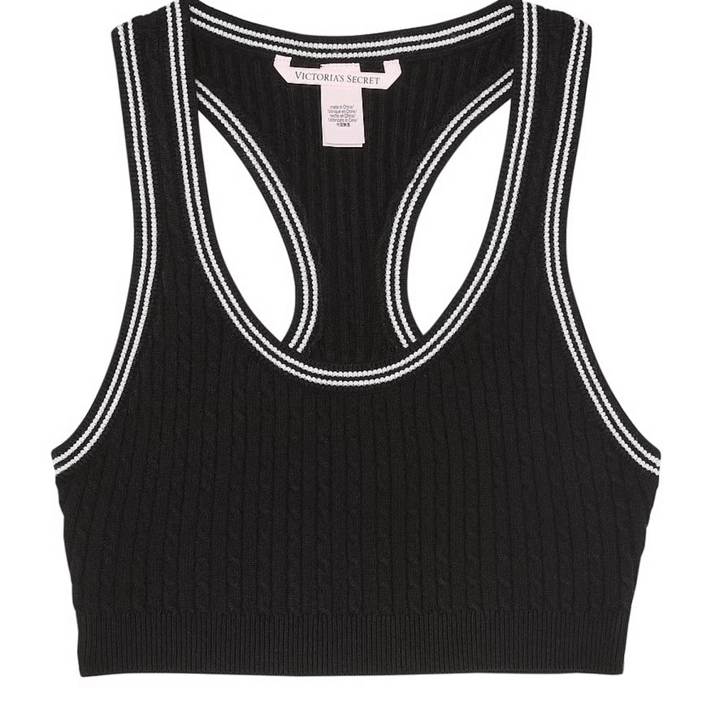 NWT Victoria's Secret Luxe Cable Knit Bralette - size Large